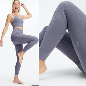 Fabletics | Eco Sync 7/8 Leggings High Waisted Second Skin Gray